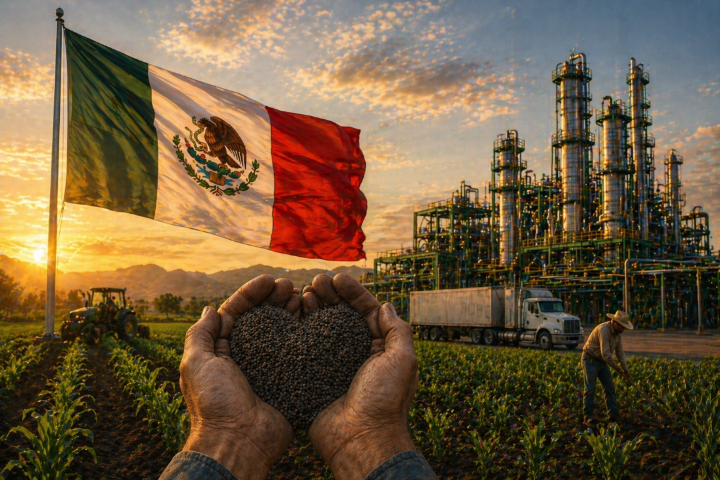 Campo agrícola en México